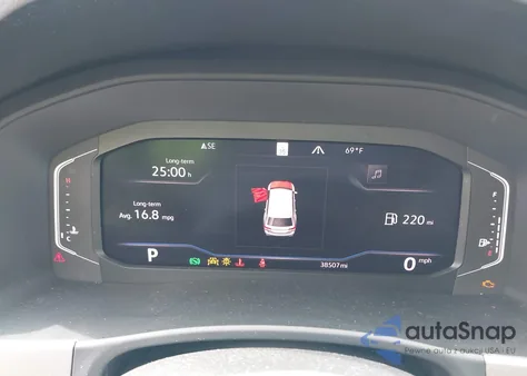 2021 Volkswagen Atlas 3.6L V6 Sel Premium из США, поврежденный, VIN 1V2TR2CA7MC534926